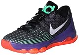 Nike Youth Boys KD 8 Basketball Shoes-Black/Green Shock/Hyper Orange-7