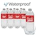 Class of 2020 Graduation Water Bottle Labels - 24 Stickers (Red)