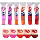 Hum Lips 6 Colors Tattoo Magic Color Peel Off Mask Tint Long Lasting Waterproof Lip Gloss