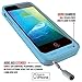 iPhone SE Battery Case, Alpatronix BX120plusSE 2400mAh External Protective Portable Charging Case for iPhone SE Juice Bank Power Pack [Ultra-Slim, MFi Apple Certified, iOS 10+ Support] - Blue