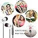 Earphones With Mic, Pofesun 2 Pack In-Ear Earbud Headphones with Mic & Remote Control, Comfortable Earphones for iPhone,iPad,iPod,Android Smartphones,Tablets(Black, White)