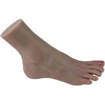 Amazon.com: Vnmcry Silicone Foot Female Realistic Life Size 4 ...