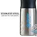 BlenderBottle Sport Mixer Stainless Steel Shaker Bottle, 28 oz, Black/Aqua