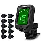 Aodsk Clip-on Guitar Tuner for String