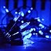 Lalapao Battery Operated String Lights M5 50 LED Clear Mini Fairy Christmas Lighting for Outdoor Indoor Xmas Tree Garden Patio Lawn Party Home Holiday Decorations (Blue)