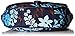 Vera Bradley Women's Cotton Slim Saddle Crossbody Purse, Java Floral, One Size