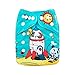 ALVABABY Cloth Diaper One Size Adjustable Reuseable Washable Nappy One Pack With 2 Inserts YD102