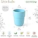 Go Fresh Bamboo Kids Cups, Set of 4 kids cups, bamboo drinking cups, Eco friendly kids dinnerware set, bamboo toddler cups without lids, Kids bamboo cups for everyday use