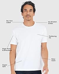 True Classic 3 Pack, White, Men's Short Sleeve Crew
