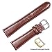 deBeer brand Smooth Leather Watch Band - Havana 12mm (Long Length)