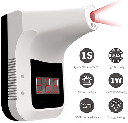 Amazon Com Wall Mounted Body Thermometer K3 Forehead