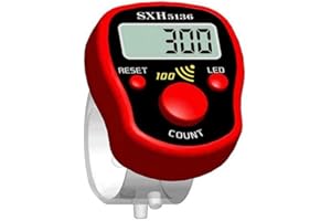 Knitting Counter Mini Knitting Crochet Stitch Marker Line Counter Finger Digital Counter Stitch Counter for Crochet Sewing Kn