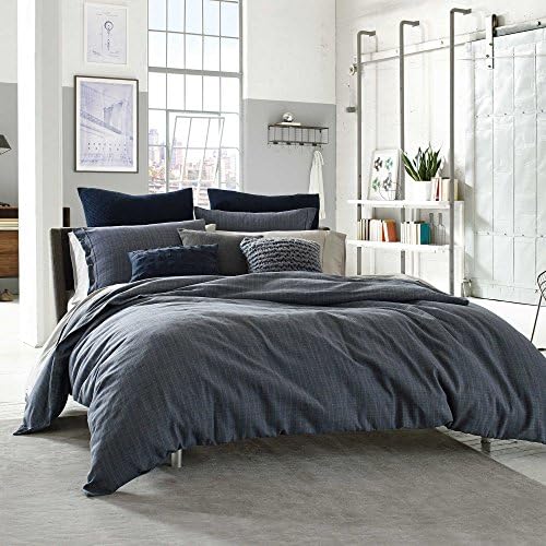 Kenneth Cole Reaction Home Standard Size Pillow Sham From The Douglas Bedding Collection In A Blue Color