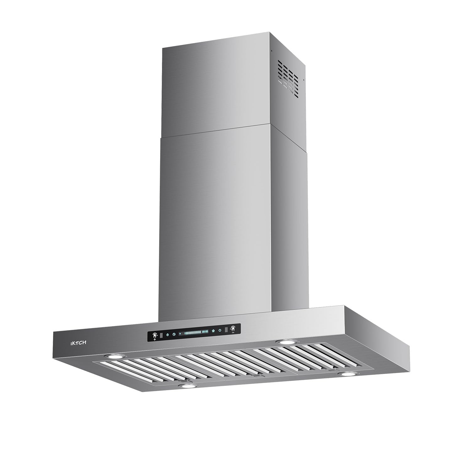 Photo 1 of *********FACTORY SEALED*************IKTCH Island Mount Range Hood, 900 CFM Stainless Steel Ducted Island Range Hood with 4-Speed Fan, Gesture Sensing & Touch Control, IKIS02-36-M (36 Inch)