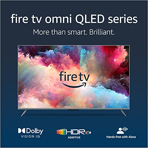 Amazon Fire TV 65" Omni QLED Series 4K UHD smart TV, Dolby Vision IQ