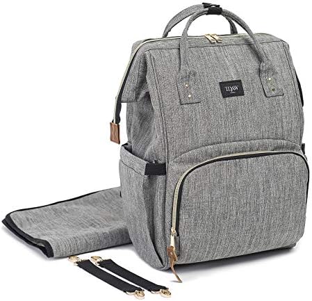 [tdaw] Baby Diaper Bag Backpack with a Diaper Changing Pad and Stroller Straps, Multi-Function, Waterproof, Travel, Nappy Bag, Large Capacity, Baby Organizer, Daily Bag