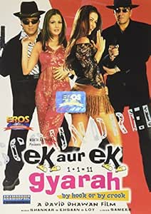 Amazon Com Ek Aur Ek Gyarah Sanjay Dutt Govinda Jackie Shroff Amrita Arora David Dhawan Movies Tv