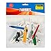 Kicko Mini Airplanes - Pack of 12-2.25 Inches Assorted Colored Cool Jet Fighter Designs - for Kids Party Favors, Bag Stuffers, Fun, Toy, Prize