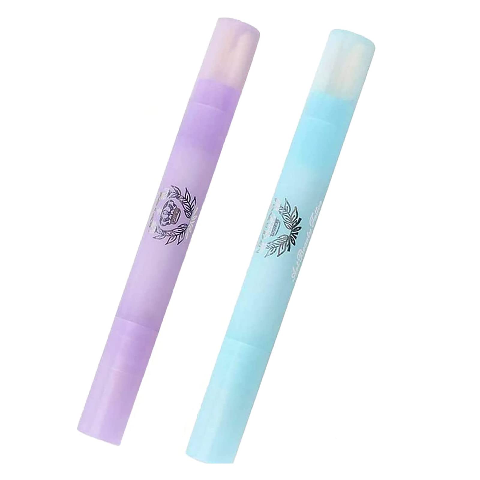 iwobi 2 Pcs Nail Art Polish Corrector Removal Pen Correction with 6 Changeable Tips