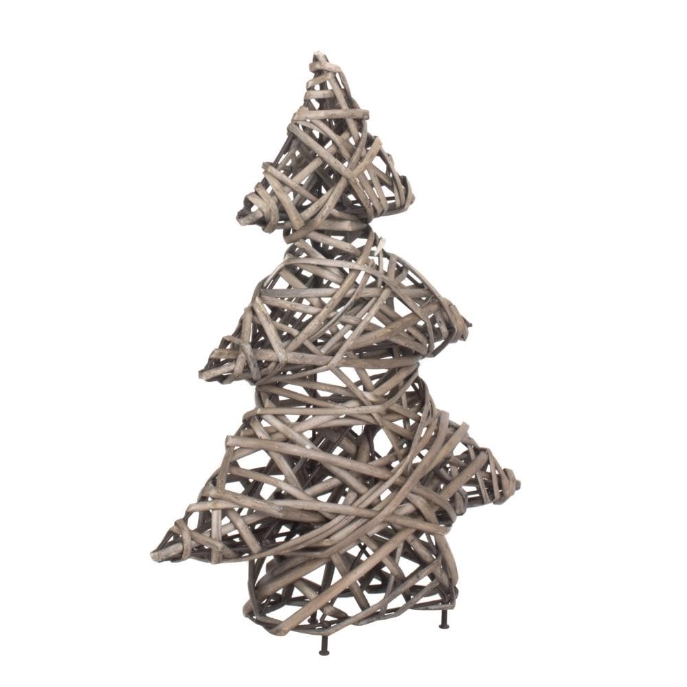 Red Hamper Antique Wash Christmas Tree