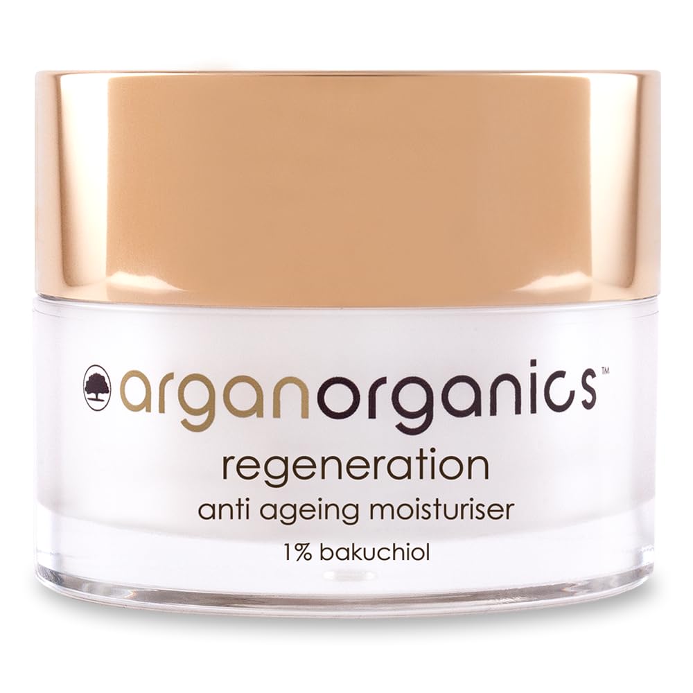 Bakuchiol Moisturiser - Regeneration Anti Ageing Moisturiser with 1% Bakuchiol - Anti Wrinkle Face Cream 50ml