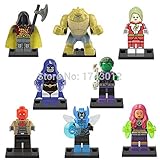 DC Super Hero Minifigures Killer Croc Blue Beetle Starfire Saturn Girl Robin Learning Toys Building Blocks Kids Toy Legoed Compatible