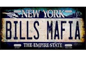 LUNCH MONEY Bills Mafia New York Empire State Metal License Plate Tag Made in The USA