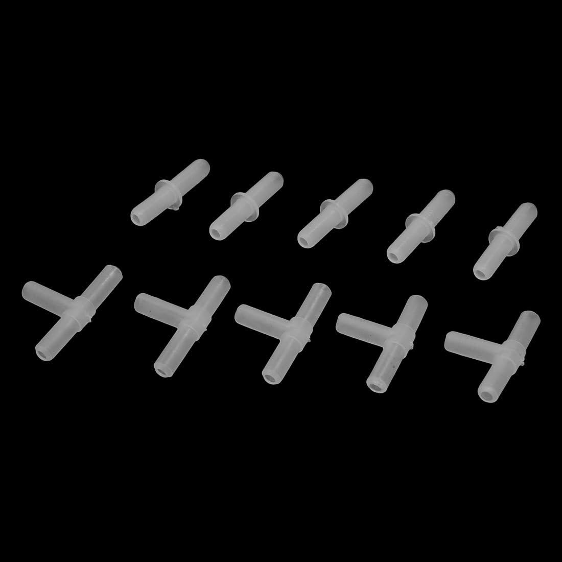 sourcing map Aquarium Airline Air Tube Tubing Connectors Filters, 10 Pieces, Small - Image 4