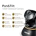 Faleemi 1080P Full HD Pan/Tilt Wireless WiFi IP Camera, Security Camera with Two Way Audio, Night Vision/Memory Card Slot/Plug/Play for Baby/Elder/Pet/Nanny/Garage/Office Monitor FSC880