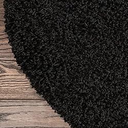 Unique Loom Solid Shag Collection Area Rug