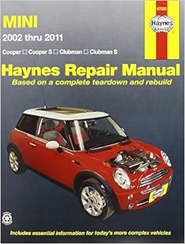 Mini Cooper Cooper S Clubman Amp Clubman S 2002 Through