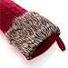 SANNO 18 inch Large Bulk Red Christmas Stocking with Luxury Fur, Cable Knit Christmas Stockings with Plush Faux Fur for Family Holiday Decorations, Knitted Rustic Xmas Stockings Cream or Burgundy
