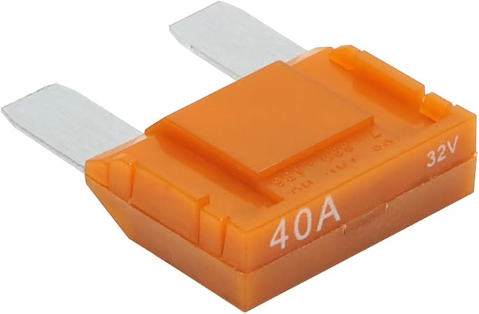 Amazon 光る ヒューズ 平型 40a Amp 大型 Led インジケーター内蔵 切れたら光ってお知らせ ヒューズ 車 バイク