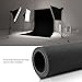 MVPower 5x10ft/1.6x3m Black Photography Backdrop Background Screen Photo Studio Non Woven Fabric Cloth