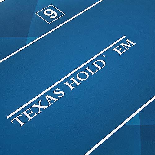 GAMELAND-78-x-39-Inch-Texas-Holdem-Poker-Mat-Portable-Rubber-Foam-Poker-Table-Tops-Poker-Layout-Smooth-Premium-Surface-Noise-Reduction-and-Carrying-Case-for-Poker-Games-Casino-Games