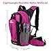 RUPUMPACK 18L Hiking Hydration Backpack - Insulated Hiking Backpack with 2.5L Water Bladder - Waterproof Water Backpack with Storage for Hiking
