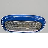 Hooke Road Blue Reading Light Cover Trim for 2011-2018 Jeep JK Wrangler Unlimited 4-Door - Set