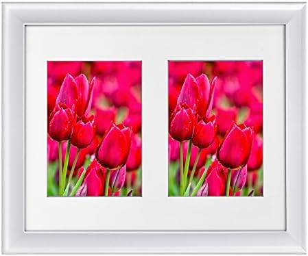 Innocheer 11x14 Picture Frame/Diploma Frame Solid Wood with Stand, Extra 3 Mats Fit 8x10 Inch/5x7 Inch Photo or 8.5x11 Inch Douments/Certificates - Wall Mounting Material Included (Baroque White)