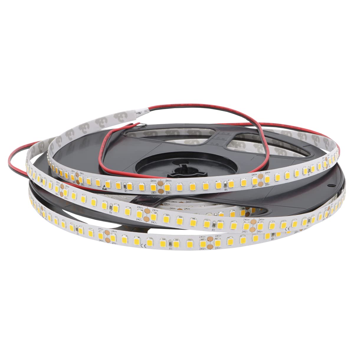 iluminize LED Light Strip White Eta: 160 LEDs per Metre, 90RA, IPNano, 24 V, 13 W/m, 8 mm Width, 5 m Roll (2700 K)