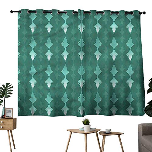 Jaydevn Reducing Noise Darkening Curtains Grommets Curtain Kitchen