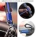 Qiaoba Car Key Chain,Handmade Premium Leather Valet Keychain Detachable with Car Key Loop Ring Car Key Fob Chain for Men Women