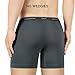 David Archy Men's 3 Pack Ultra Soft Comfy Breathable Bamboo Rayon Boxer Briefs Underwear with Fly (L, Dark Gray)