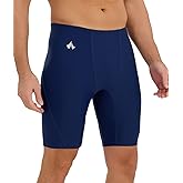 Eteoepo Swim Jammers for Men Athletic Training Endurance Swimsuit Durable Team Lap Swimming Racing Competition Swimwear