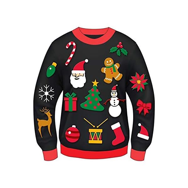 Forum Novelties Adult Everything Ugly Christmas Sweater - Image 4