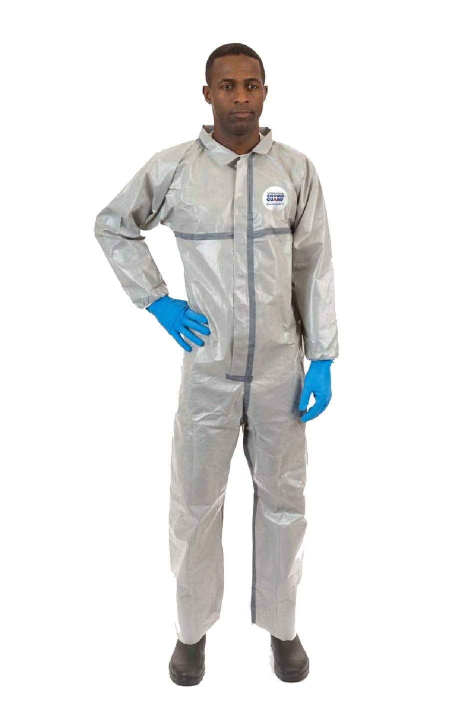 ChemSplash 2 Chemical Splash Protection Coverall Suit (Grey