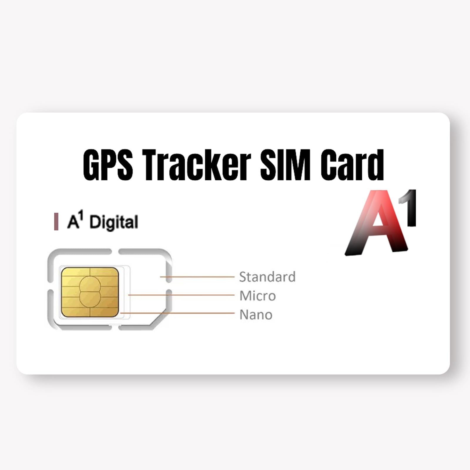 GPS Tracker SIM Card - Global Coverage, SIM Card for Zeerkeer GPS Tracker 2G GSM/4G LTE Network, No Fixed Costs, Data Only, No Call or SMS Service, Subscription Required