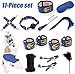 BDSM Adult Game Sohimi Sex Toy Bondage Restraint Kit Hand Ankle Cuffs & Tickle Feather 11 pcs Set Collection