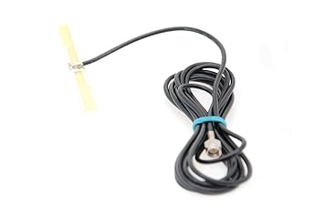Alda PQ Platinenantenne für 2G (GSM), 3G (UMTS), 4G (LTE), Wifi/Bluetooth mit SMA/M Nickel Stecker und 2,5m Kabel 2,14 dBi Ge