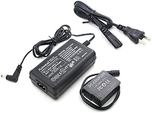 Aaweal AC Power Adapter DMW-AC8 Plus DC Coupler DMW-DCC8 for PANASONIC DMC-GX8 DMC-G5 DMC-G6 DMC-G7 DMC-G85 DMC-FZ200 DMC-FZ1000 DMC-FZ300 DMC-FZ2500 Camera DMW-BLC12 DMW-BLC12E DMW-BLC12PP Battery
