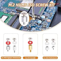 mankk M.2 SSD Screw Kit NVMe Screw M.2 Screw SSD